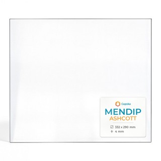 Mendip ASHCOTT Glas - Rechteck Kaminglas für Kaminofen