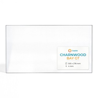 Vitre Charnwood BAY GT - Verre Rectangle pour poêle à bois