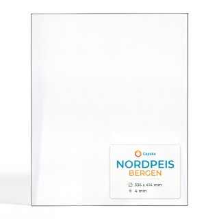 NORDPEIS BERGEN Glass Panel - Rectangular for Wood Burning Stove