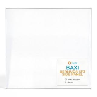 Vetro Baxi BERMUDA SP3 SIDE PANEL - Vetro Rettangolo per stufa a legna