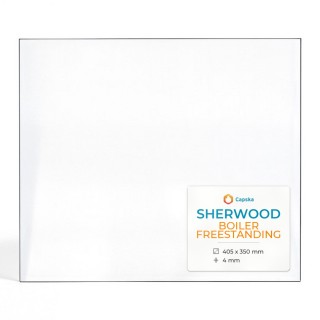 Vetro Sherwood BOILER FREESTANDING - Vetro Rettangolo per stufa a legna