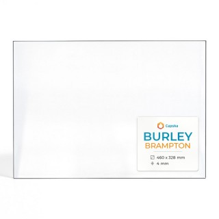 Vitre Burley BRAMPTON - Verre Rectangle pour poêle à bois