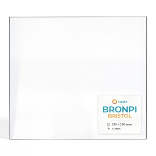 Vitre Bronpi BRISTOL - Verre Rectangle pour insert
