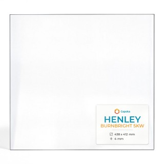 Vitre Henley BURNBRIGHT 5KW - Verre Rectangle pour poêle à bois