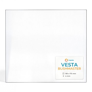 Vesta BUSHMASTER Glas - Rechteck Kaminglas für Kaminofen