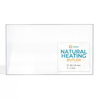 Natural Heating BUTLER Glass - Rectangular Panel for Wood Burning Stove