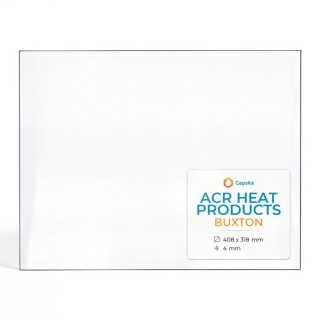 Acr Heat Products BUXTON Glas - Rechteck Kaminglas für Kaminofen