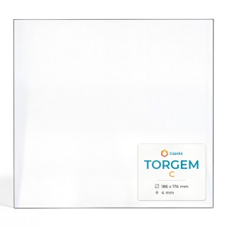 Vitre Torgem C - Verre Rectangle pour poêle à bois