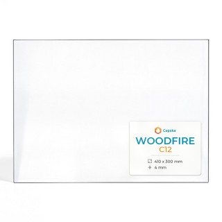 Woodfire C12 Glas - Rechteck Kaminglas für Kaminofen