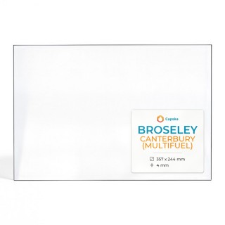 Broseley CANTERBURY (MULTIFUEL) Glas - Rechteck Kaminglas kaufen