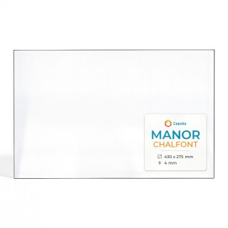 Manor CHALFONT Glas - Rechteck Kaminglas für Kaminofen