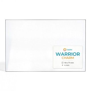 Warrior CHARM Glas - Rechteck Kaminglas für Kaminofen