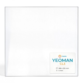 Vitre Yeoman CL3 - Verre Rectangle pour poêle à bois