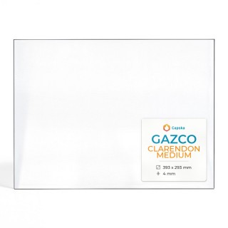 Gazco CLARENDON MEDIUM Glass Panel - Rectangular for Wood Burning Stove