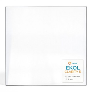Vitre Ekol CLARITY 5 - Verre Rectangle pour poêle à bois