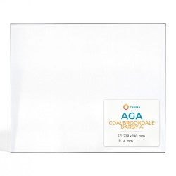 Vitre Aga COALBROOKDALE DARBY A - Verre Rectangle pour poêle à bois