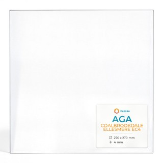 Aga COALBROOKDALE ELLESMERE EC4 Glass Panel | Rectangular Stove Glass