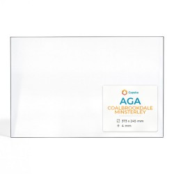 Vitre Aga COALBROOKDALE MINSTERLEY - Verre Rectangle pour poêle à bois