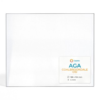 Aga COALBROOKDALE OSI Glas - Rechteck Kaminglas für Kaminofen