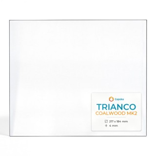 Vetro Trianco COALWOOD MK2 - Vetro Rettangolo per stufa a legna