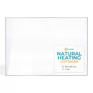 Natural Heating COTTAGER Glas - Rechteck Kaminglas für Kaminofen