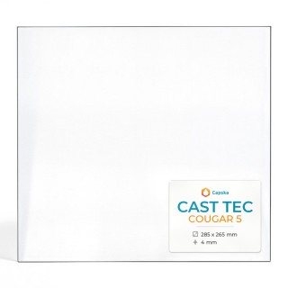 Cast Tec COUGAR 5 Glas - Rechteck Kaminglas für Kaminofen