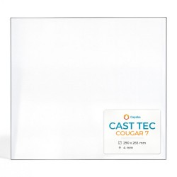 Vitre Cast Tec COUGAR 7 - Verre Rectangle pour poêle à bois