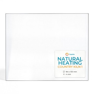 Vetro Natural Heating COUNTRY KILN 1 - Vetro Rettangolo per stufa a legna