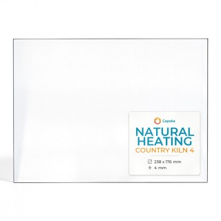 Kaminglas Natural Heating COUNTRY KILN 4 - Rechteckiges Ofenglas