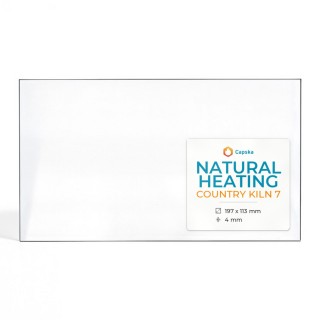 Natural Heating COUNTRY KILN 7 Glass - Rectangular Panel