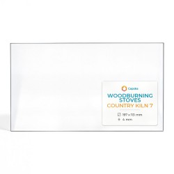 Woodburning Stoves COUNTRY KILN 7 Glas - Rechteck Kaminglas für Kaminofen
