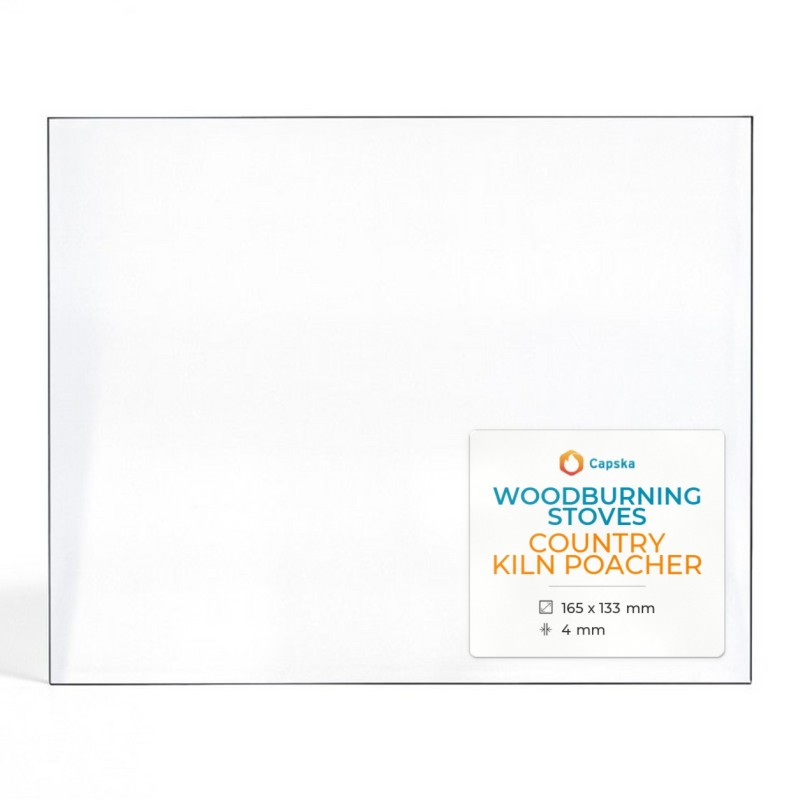Country Kiln Poacher Glass Panel for Woodburning Stoves