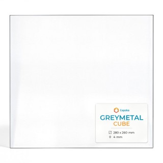 Greymetal CUBE Glas - Rechteck Kaminglas für Kaminofen