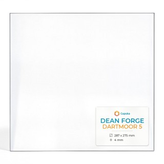 Dean Forge DARTMOOR 5 Glass - Rectangular Panel for Wood Burning Stove
