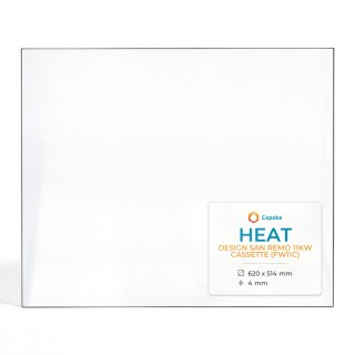 Kaminglas Heat DESIGN SAN REMO 11KW CASSETTE (FW11C) - Rechteckig
