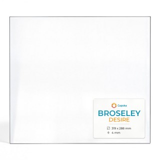 Verre pour poêle Broseley DESIRE - Rectangle en verre pour poêle à bois