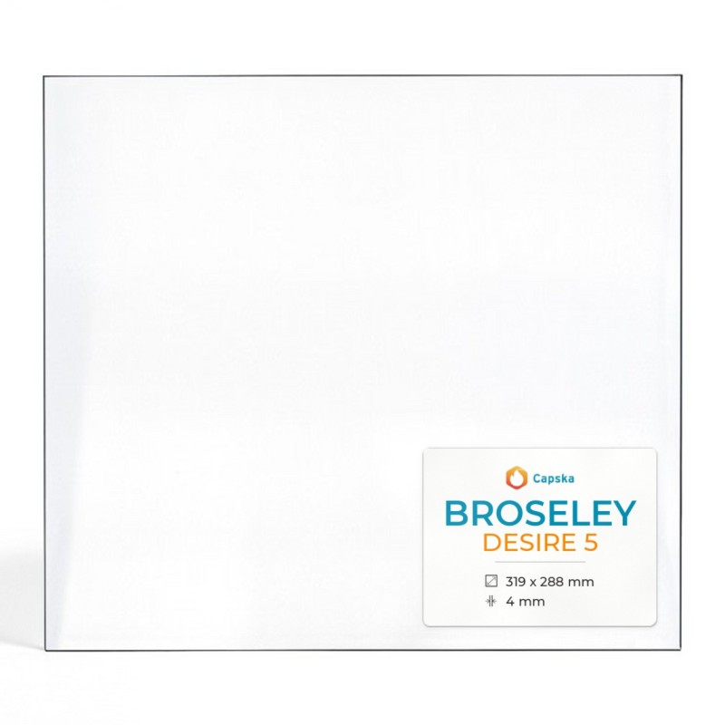 Vitre Broseley DESIRE 5 - Verre Rectangle pour poêle à bois