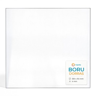 Vetro Boru DORRAS - Vetro Rettangolo per stufa a legna
