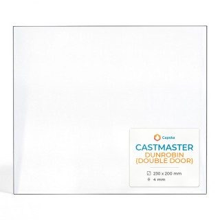 Vetro Castmaster DUNROBIN (DOUBLE DOOR) - Vetro Rettangolo per stufa a legna