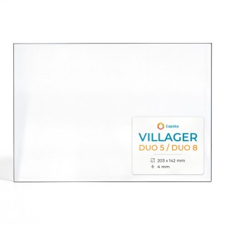 Vetro Villager DUO 5 / DUO 8 - Vetro Rettangolo per stufa a legna