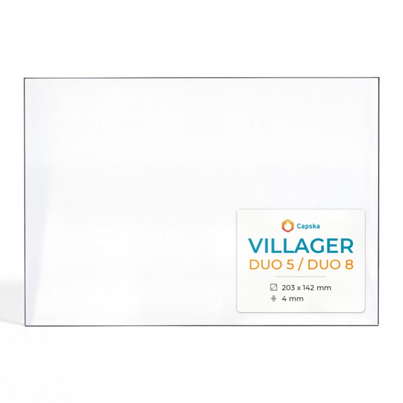 Villager DUO 5 / DUO 8 Glass Panel - Rectangular Shape