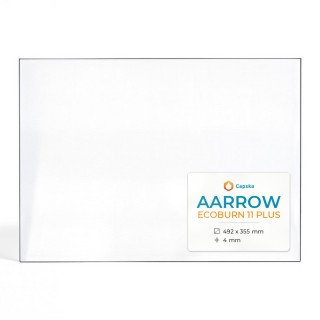 Vitre Aarrow ECOBURN 11 PLUS - Verre Rectangle pour poêle à bois