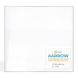 Aarrow ECOBURN 5 PLUS FLEXI FUEL SMOKE CONTROL Glass - Rectangular glass panel for wood burning stove