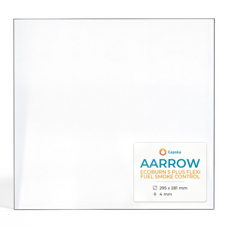 Aarrow ECOBURN 5 PLUS FLEXI FUEL SMOKE CONTROL Glass Panel