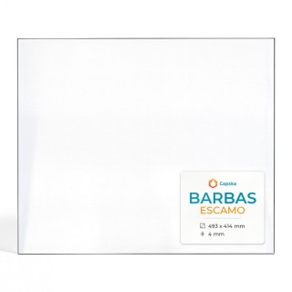 Barbas ESCAMO Glass - Rectangular Panel for Wood Burning Stove