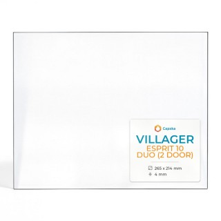 Villager ESPRIT 10 DUO Glass Panel for Wood Burning Stove