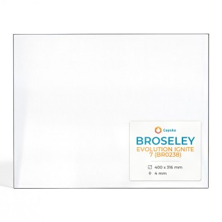 Vetro Broseley EVOLUTION IGNITE 7 (BR0238) - Vetro Rettangolo per stufa a legna