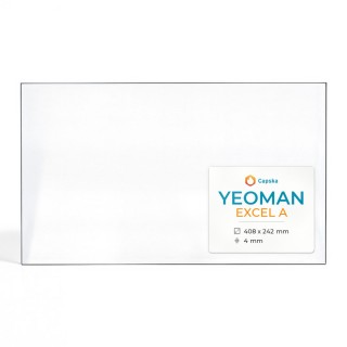 Vetro Yeoman EXCEL A - Vetro Rettangolo per stufa a legna