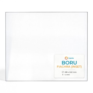 Boru FIACHRA (INSET) Glas - Rechteck Kaminglas für Kaminofen