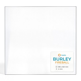 Vetro Burley FIREBALL - Vetro Rettangolo per stufa a legna